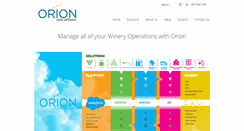 Desktop Screenshot of orionwinesoftware.com
